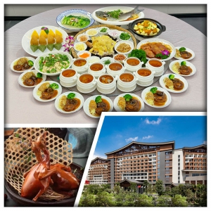 B線-中山位上花膠響螺湯+黑松露6頭鮮鮑、廣州融創堇山酒店、酒店自助晚餐純玩3天
