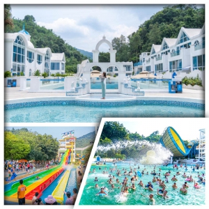 清遠清泉灣愛琴海酒店 激玩動感山泉水樂園 任浸地中海風情養生湯泉 純玩2天