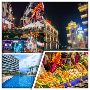 夜遊2大網紅打卡地：千年商埠水東街&淡水人氣老街 惠州半島格蘭雲天國際酒店+惠州皇冠假日酒店純玩3天
