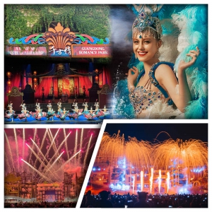 廣東千古情 大型歌舞SHOW  開平赤坎華僑古鎮(入住園區酒店、非遺『火秀』打鐵花&煙花）純玩3天