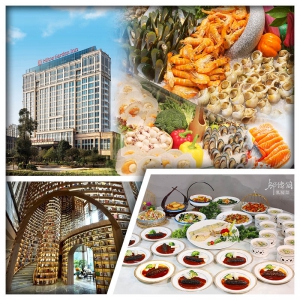 新會希爾頓花園酒店 歎酒店自助晚餐 鄔佬伯私房菜『翅湯花膠魚茸羮十海參扣花菇宴』純玩2天