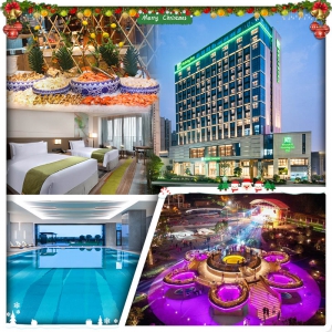 (聖誕加班）順德保利假日酒店 豪歎酒店自助餐、新興翔順金水台溫泉小鎮純玩3天