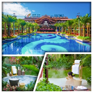 A線（不設同行優惠）惠陽碧桂園潤楊溪谷溫泉酒店 任浸園林式偏矽酸溫泉 純玩2天