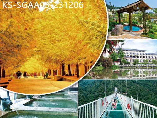 廣東旅遊線路|2023-12-06|黃金秋色-韶關帽子峰銀杏林 入住韶關乳源麗宮溫泉+全新開業丹霞山華美達酒店 純玩3天