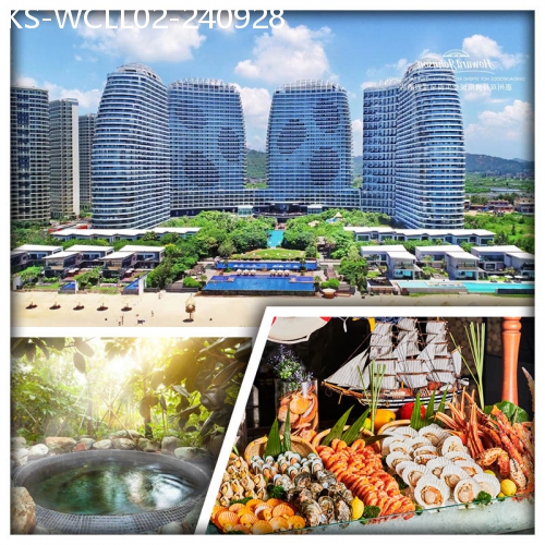 廣東旅遊線路|2024-09-28|~水滴酒店~雙月灣檀悅豪生度假酒店（露台海景泡池房）豪歎酒店海鮮自助晚餐 純玩2天