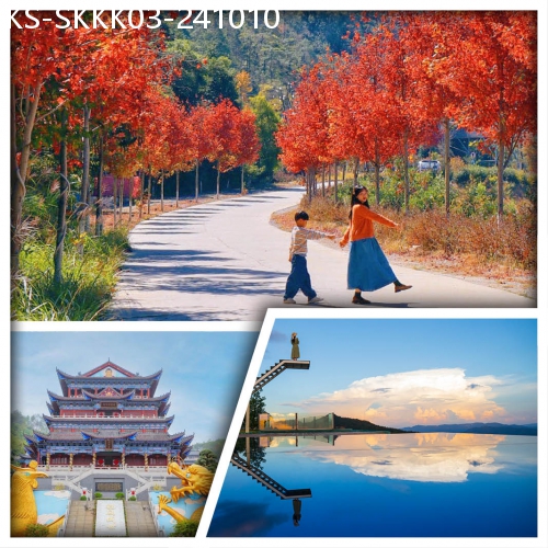 廣東旅遊線路|2024-10-10|新豐嶺南紅葉世界賞紅楓 雲天海溫泉度假村 任浸原始珍稀氡溫泉  純玩3天