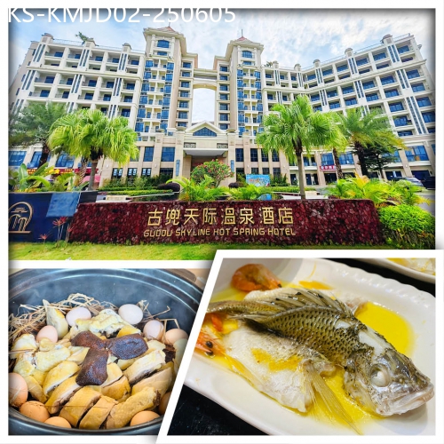 廣東旅遊線路|2025-06-05|新會天際溫泉酒店 全國烹飪大賽金獎『陳皮禾干草冚珍珠宴』 位上鮮蝦蒸黄脚立純玩美食2天