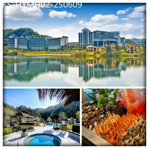 廣東旅遊線路|2025-06-09|河源萬綠湖美思威爾頓酒店（任浸湯泉）酒店海鮮自助晚餐  無限量任食牛肉火鍋自助餐&酒水任飲 純玩2天