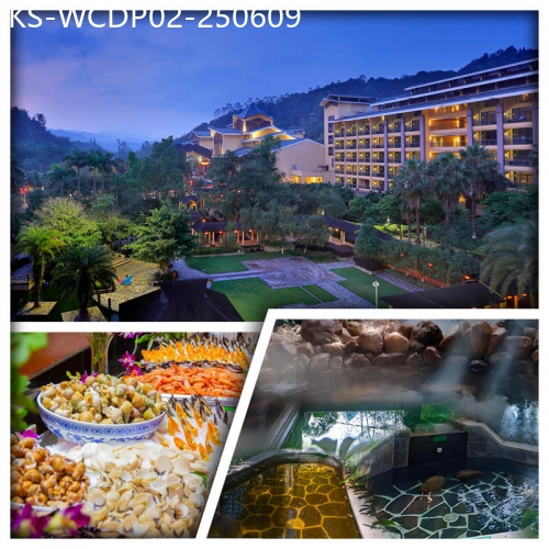 廣東旅遊線路|2025-06-09|（首團頭10位升級畔山温泉房）龍門地派溫泉度假村 懸空心形無邊際溫泉泳池 任浸稀有蘇打溫泉純玩2天