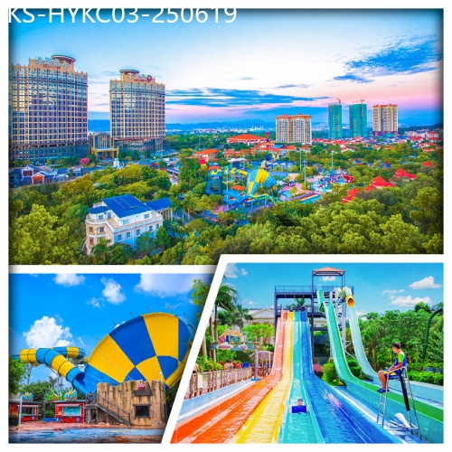 廣東旅遊線路|2025-06-19|連住2晚 河源客天下國際酒店 激玩哥斯拉恐龍水世界 任浸原生態水晶氡溫泉 純玩3天