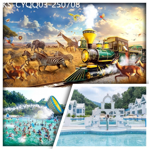 廣東旅遊線路|2025-07-08|清遠清泉灣愛琴海酒店 激玩水世界 任浸湯泉 清遠長隆森林王國 廣州融創馬戲 純玩3天
