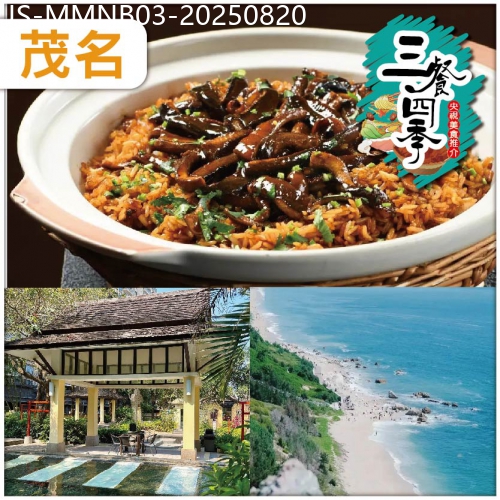廣東旅遊線路|2025-08-20|茂名 追蹤CCTV-三餐四季，節目推介：垂延三尺.楊桃鴨 高州樂天溫泉酒店純玩3天