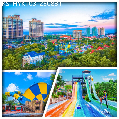 廣東旅遊線路|2025-08-31|連住2晚 河源客天下溫德姆花園酒店 激玩哥斯拉恐龍水世界 任浸原生態水晶氡溫泉 純玩3天
