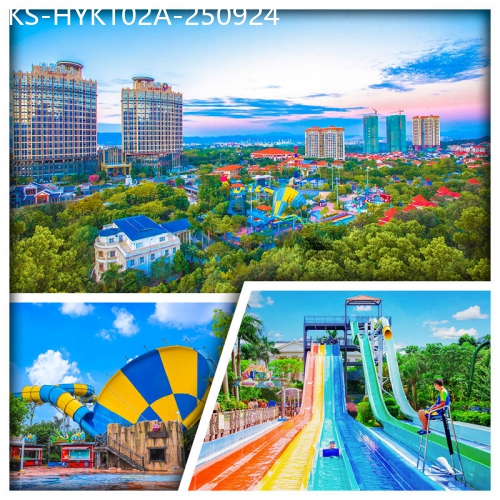 廣東旅遊線路|2025-09-24|A線-河源客天下國際酒店 激玩哥斯拉恐龍水世界 任浸原生態水晶氡溫泉 純玩2天