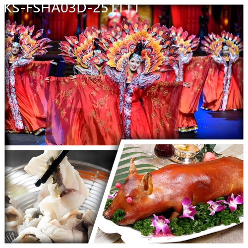 廣東旅遊線路|2025-11-11|D線-(單程深中)廣東千古情歌舞SHOW、美味園脆鯇火鍋、原隻脆皮乳豬、鮑你有米沖浪魚純玩美食3天