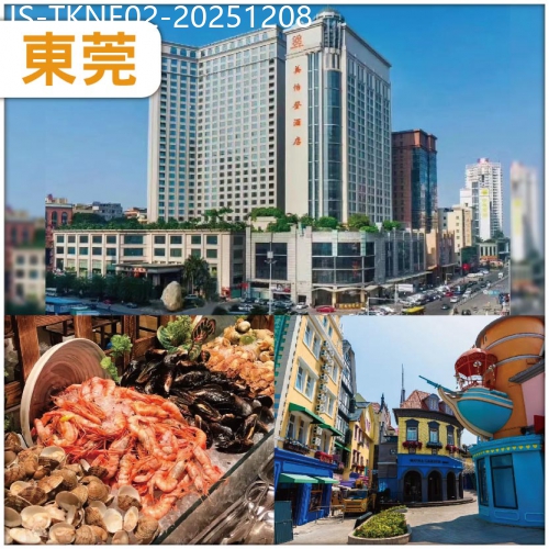 廣東旅遊線路|2025-12-08|東莞 網評4鑽.常平美怡登酒店 豪嘆酒店自助晚餐 一秒穿越歐洲-梅拉尼亞小鎮 純玩2天