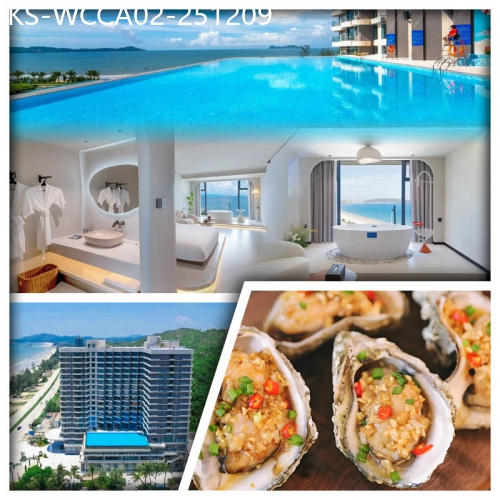 廣東旅遊線路|2025-12-09|惠東雙月灣半島酒店 入住網紅180度落地玻璃海景房 無邊際海景泳池 漫步醉美海岸線 純玩2天