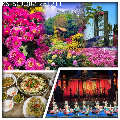 廣東旅遊線路|2025-12-11|中山小欖菊展盛會 廣東千古情》大型歌舞SHOW 重本包2大門票2天