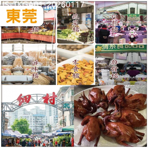 廣東旅遊線路|2026-01-17|【辦年貨】東莞 新春辦年貨：購物天堂：細村批發市場 純玩1天
