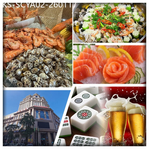 廣東旅遊線路|2026-01-17|中山藝選浠客酒店 空中餐廳歎酒店自助晚餐（現切三文魚任食、冰鎮啤酒任飲）麻將任打2天
