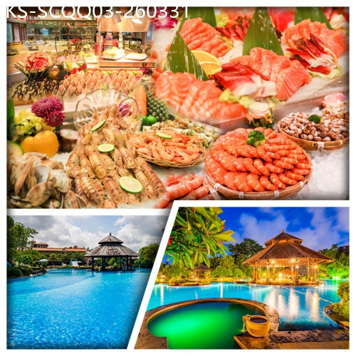 廣東旅遊線路|2026-03-31|連住2晚中山溫泉賓館（入住約500呎露台客房）、任浸48個優質珍稀溫、歎2晚繽紛海鮮自助晚餐純玩3天