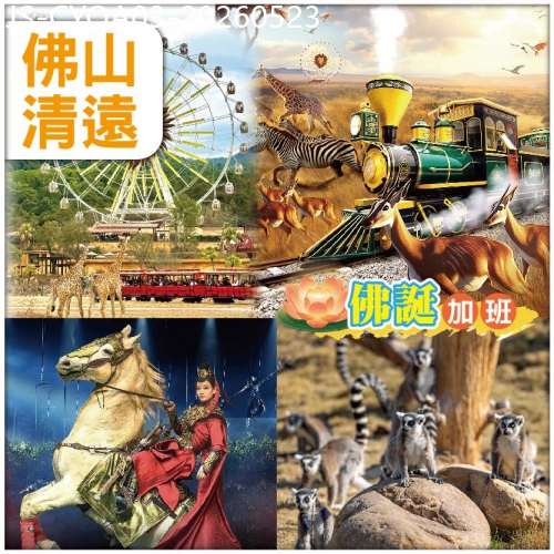 廣東旅遊線路|2026-05-23|佛誕加班線：耗資70億全新打造·【清遠長隆國際旅遊度假區】+【廣東千古情】-品嘗特色美食 純玩3天