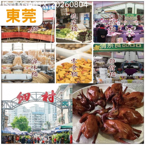廣東旅遊線路|2026-08-04|東莞：購物天堂：細村批發市場 純玩1天